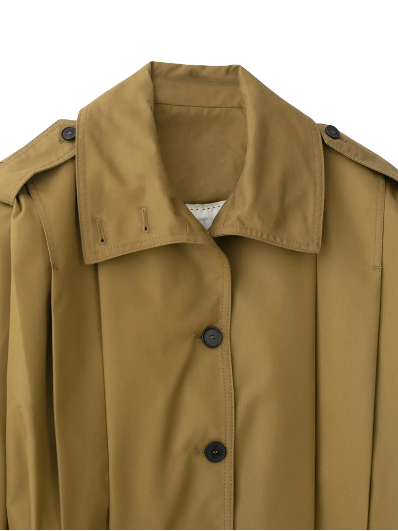 Vivica – Schicke Kurzjacke mit Faltenbesatz und Einreiher-Design