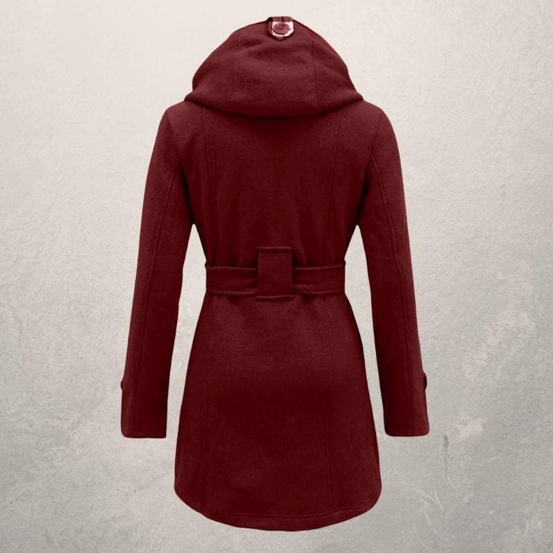 Damen Warme Winter Mantel | Taillengürtel