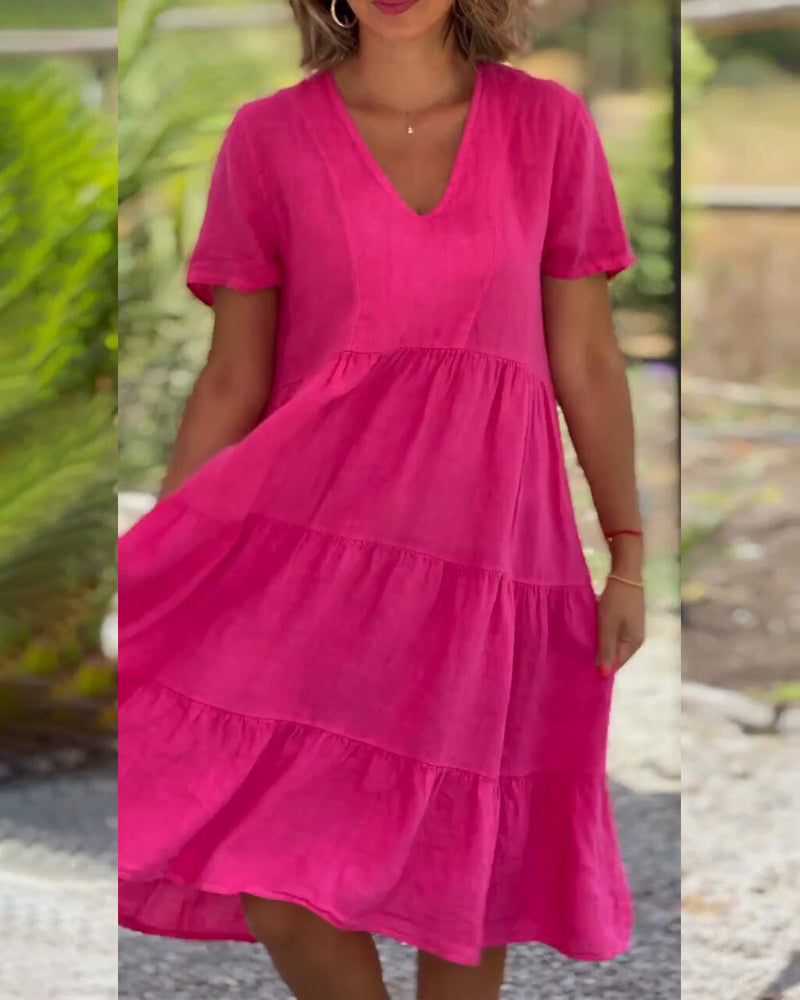 Rylee | Elegant V-Neck Dress