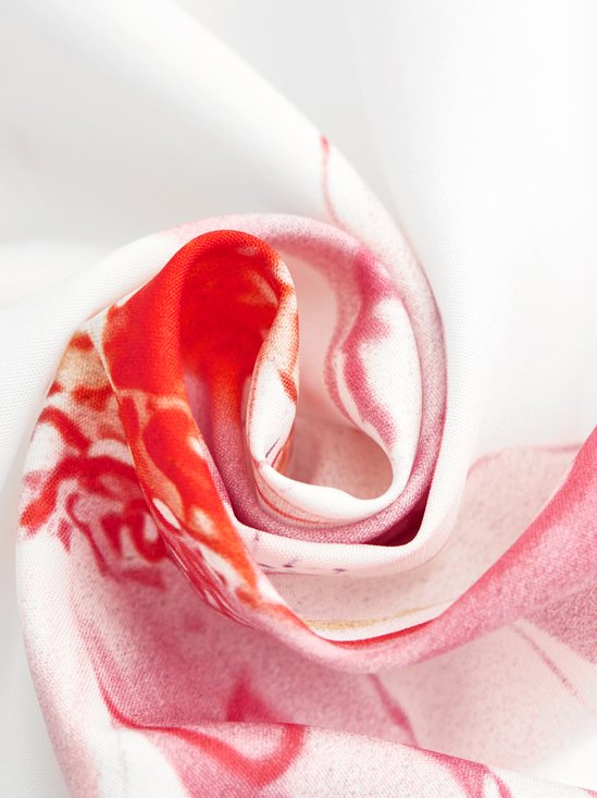 Women's Shift Dress Short Maxi Dress half Sleeve Floral Print Summer Fall V Neck Casual dress 2022