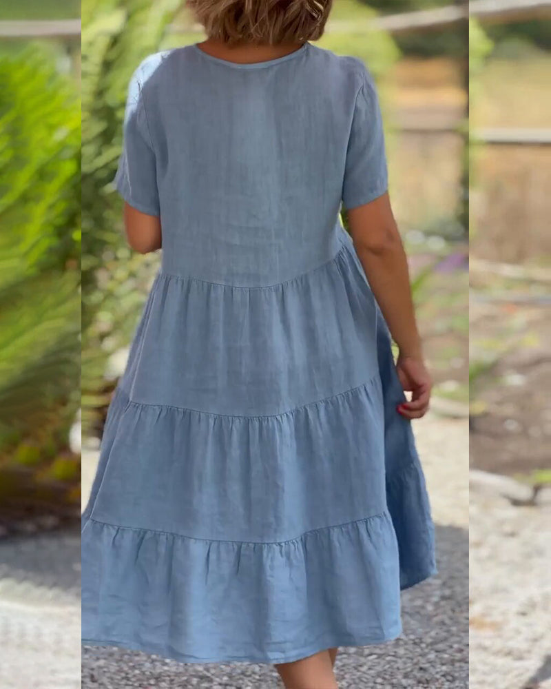Rylee | Elegant V-Neck Dress
