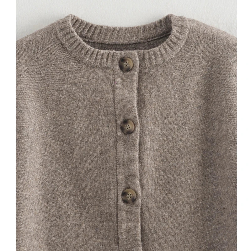 MUJER Knit Cape Cardigan for Women Shawl Winter Coats woman Cropped Coat Ponchos for Women Fashion Outerwear Cloaks of Woman