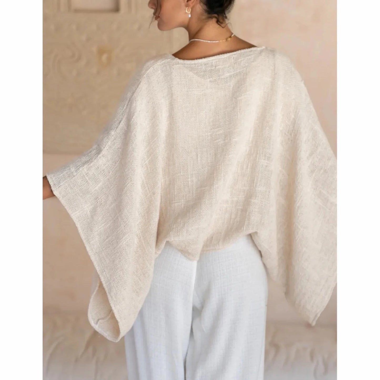 Lamuusaa Shrug Cardigan y2k Women Fall Clothes Solid Color Open Front Loose Lightweight Cover Up Fashion Clothing Streetwear