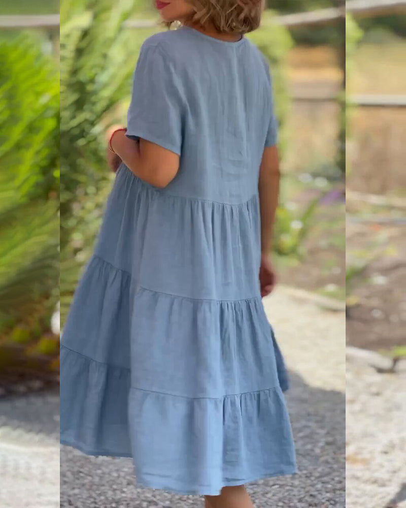 Rylee | Elegant V-Neck Dress