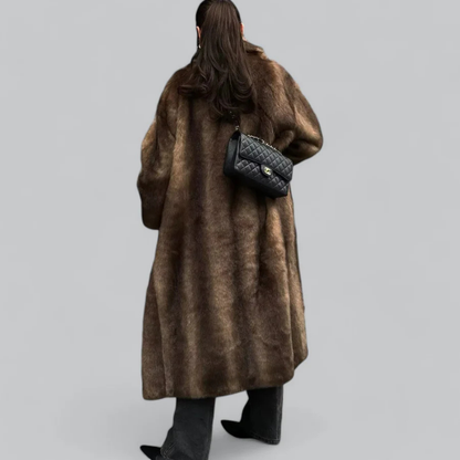 Damen Lange Winter Trench Mantel | Warme