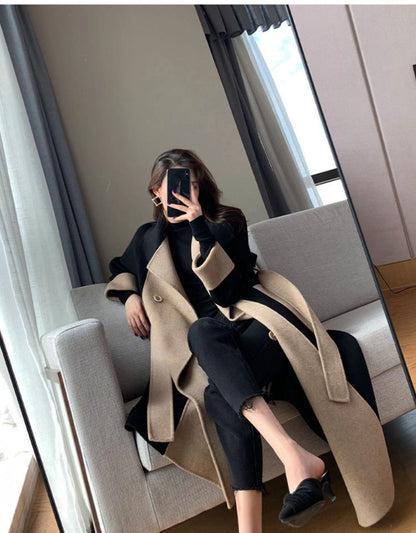 Fabienne - Vintage Wolltrenchcoat für Damen
