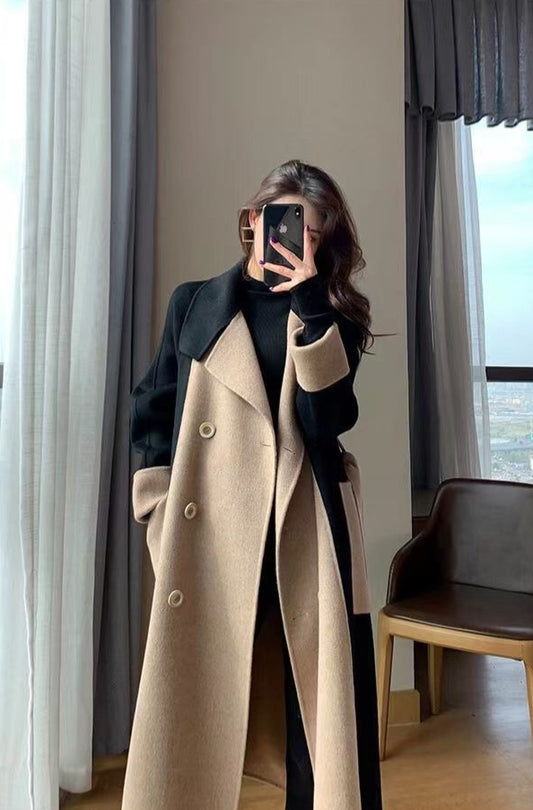 Fabienne - Vintage Wolltrenchcoat für Damen