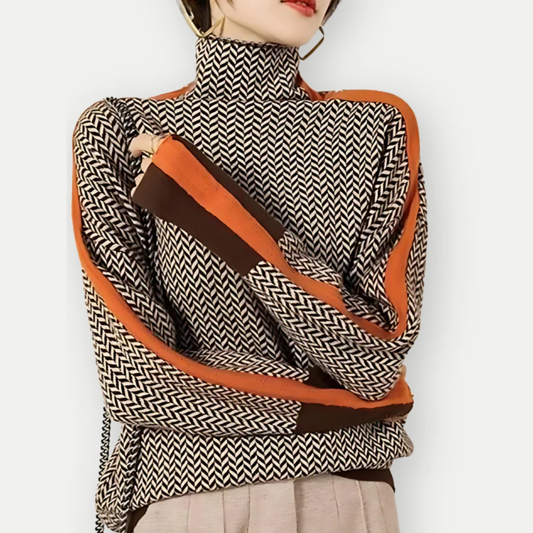 Clauzia | Damen Moderne Winter Pullover | Lange Ärmel