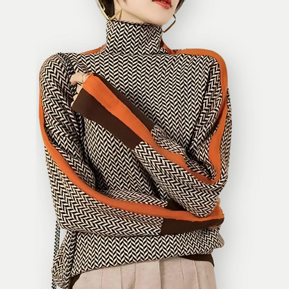 Clauzia | Damen Moderne Winter Pullover | Lange Ärmel