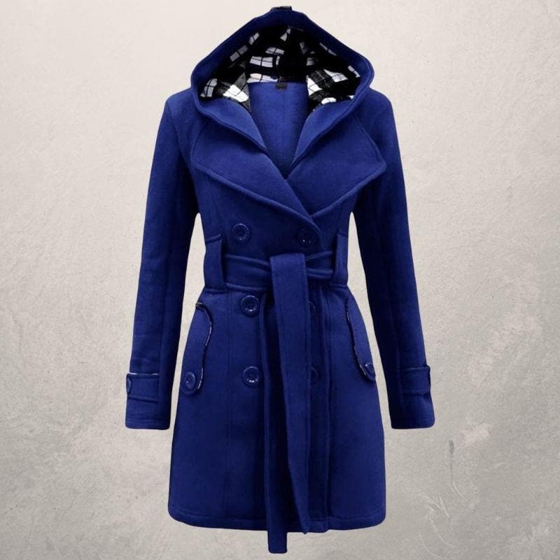 Damen Warme Winter Mantel | Taillengürtel