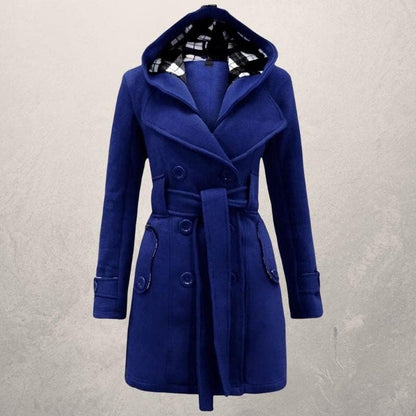 Damen Warme Winter Mantel | Taillengürtel