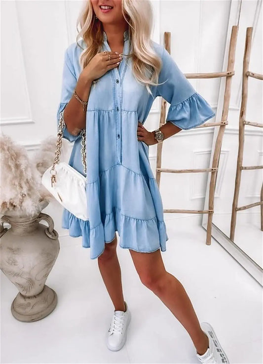 https://cdn.shopify.com/s/files/1/0646/2626/2284/files/2023-New-Cotton-Denim-Women-Dress-Solid-Color-Mid-Sleeves-A-line-Pattern-Above-Knee-Stand.webp?v=1740394976