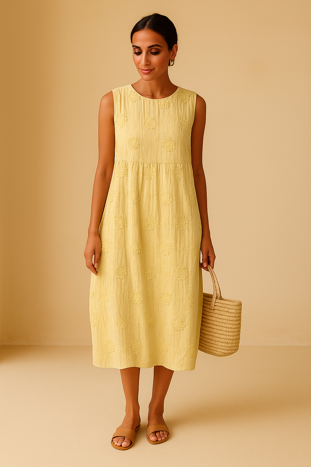 https://cdn.shopify.com/s/files/1/0656/5180/2166/files/20250616_1605_Green_Textured_Dress_remix_01jxwgv5vgefvv1zf9jnnzjasg.png?v=1751201809