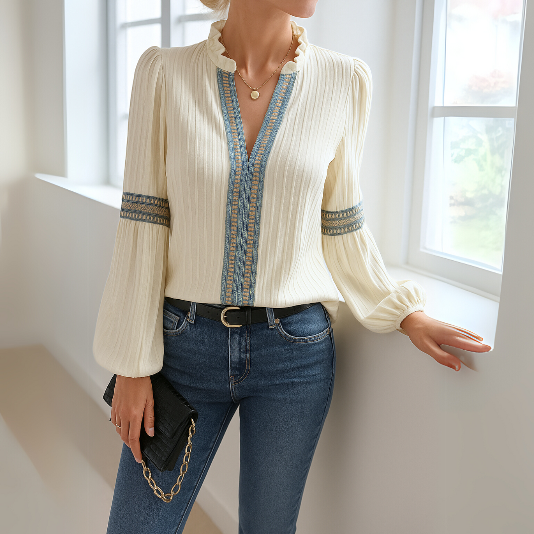 Elthea - Elegant Lace Blouse