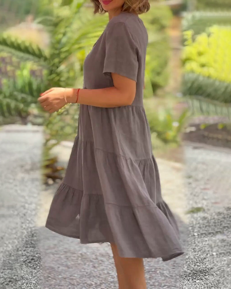 Rylee | Elegant V-Neck Dress