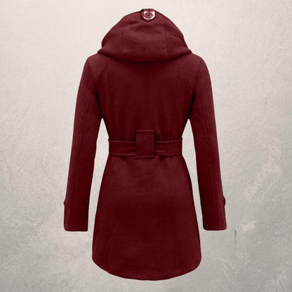 Damen Warme Winter Mantel | Taillengürtel