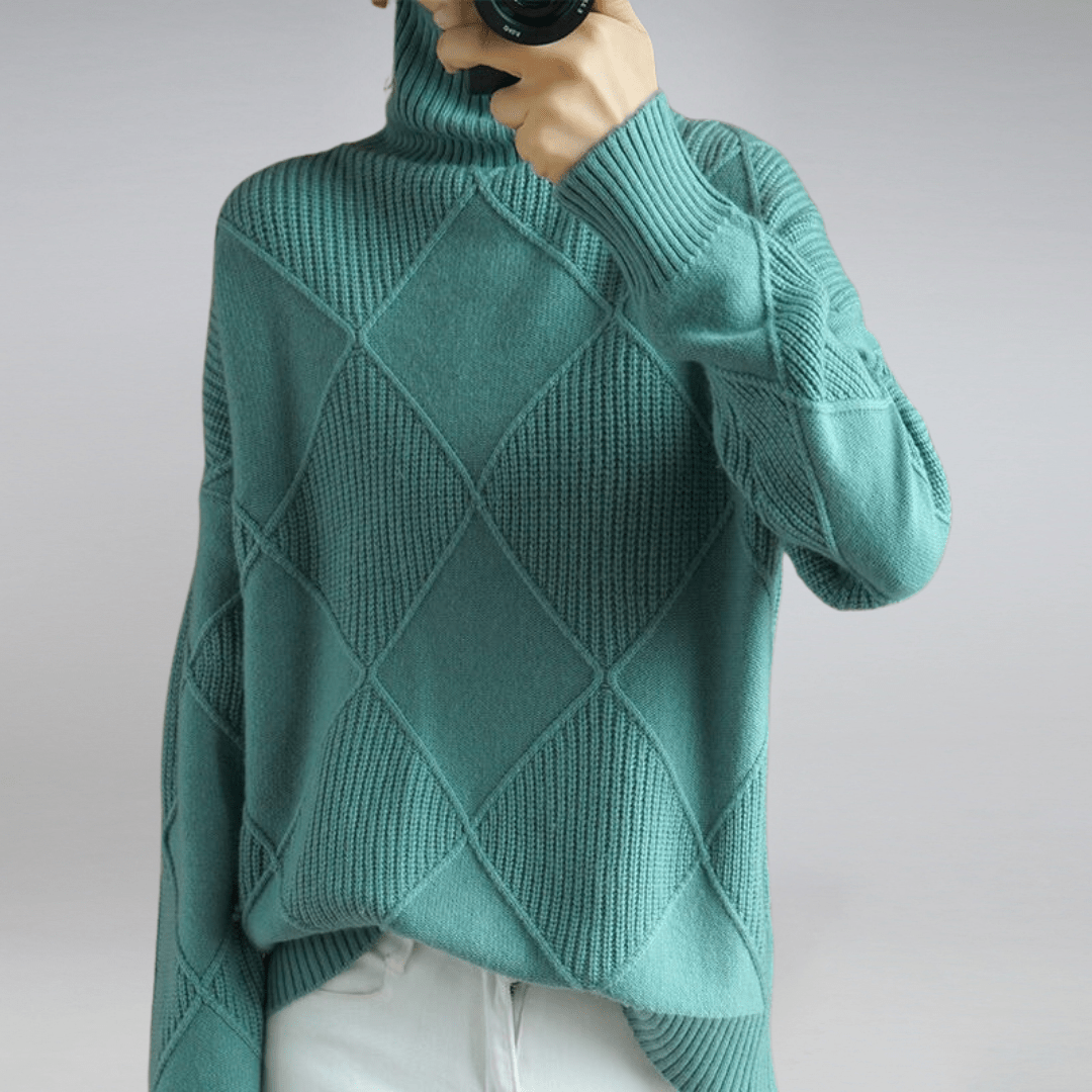 Jessica - Warmer Rollkragenpullover für Damen