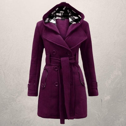 Damen Warme Winter Mantel | Taillengürtel