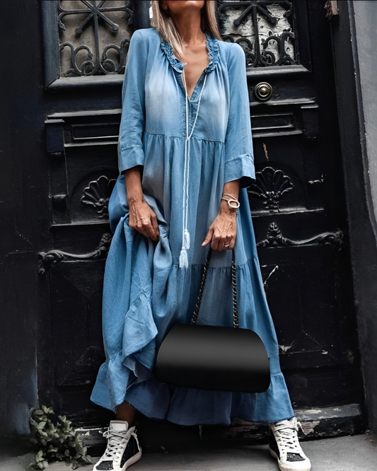 Fuzzi Den -  Denim-Kleid