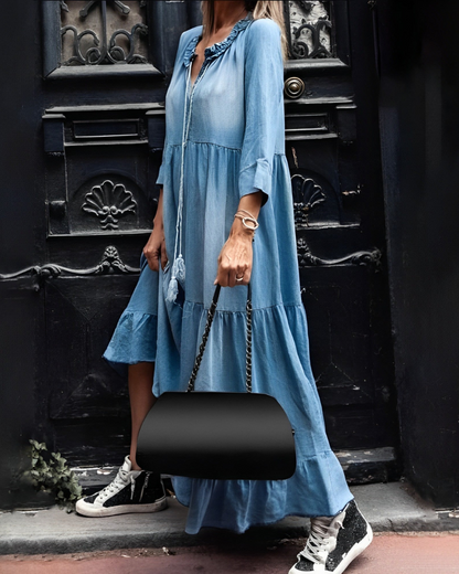 Fuzzi Den -  Denim-Kleid