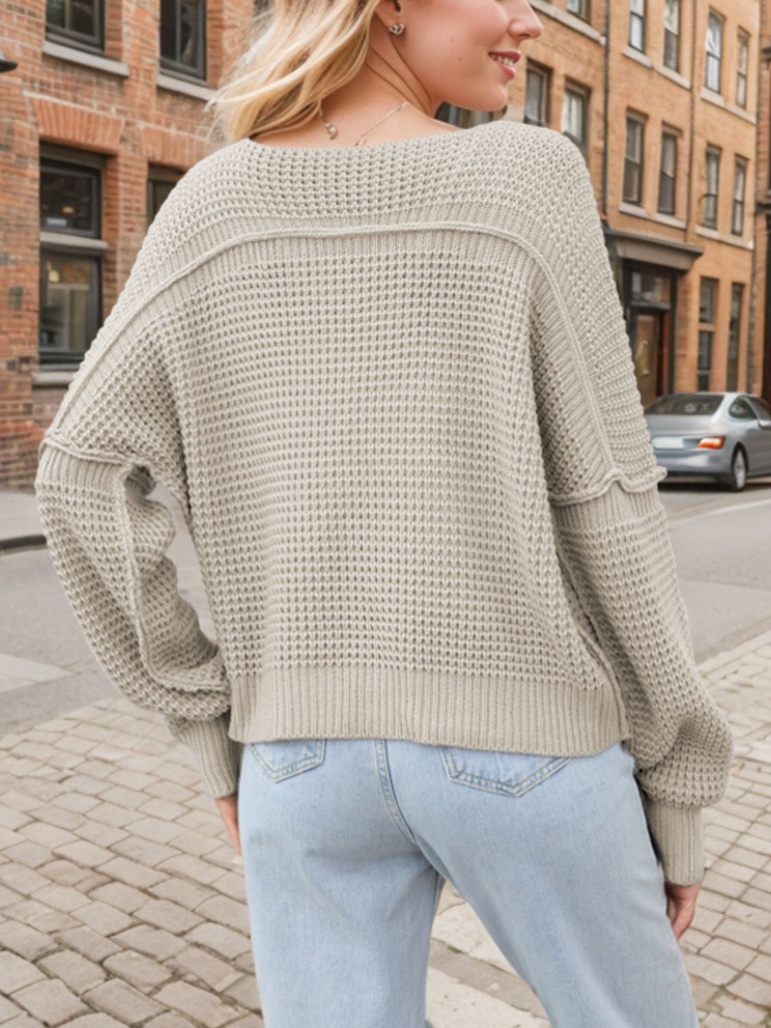 Hollis - Damenpullover mit V-Ausschnitt