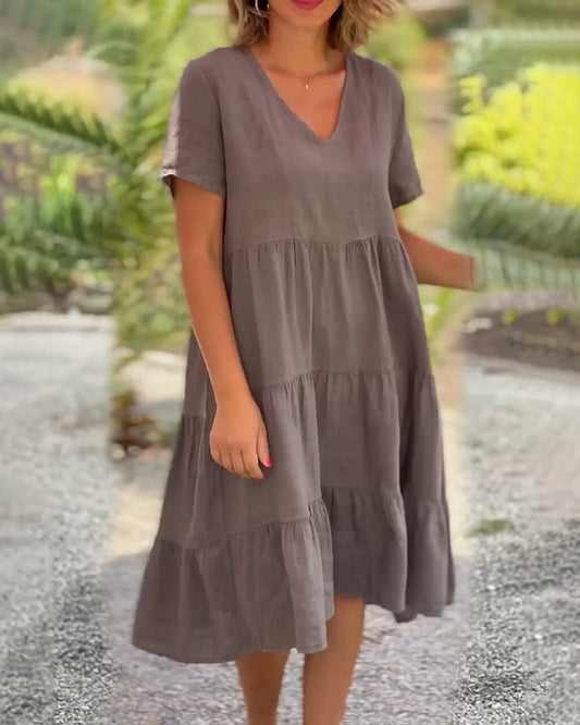 Rylee | Elegant V-Neck Dress