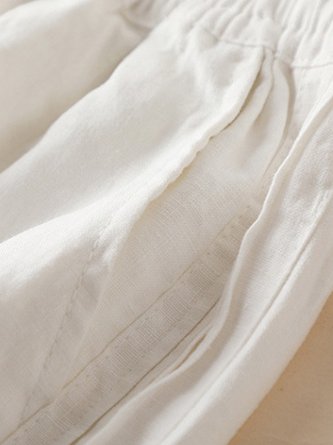 Women Casual Comfy Plain Daily Loose Long Pants