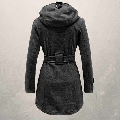 Damen Warme Winter Mantel | Taillengürtel