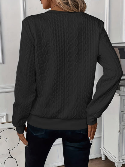 Jasmine - Klassischer Zip-Up Pullover für Damen