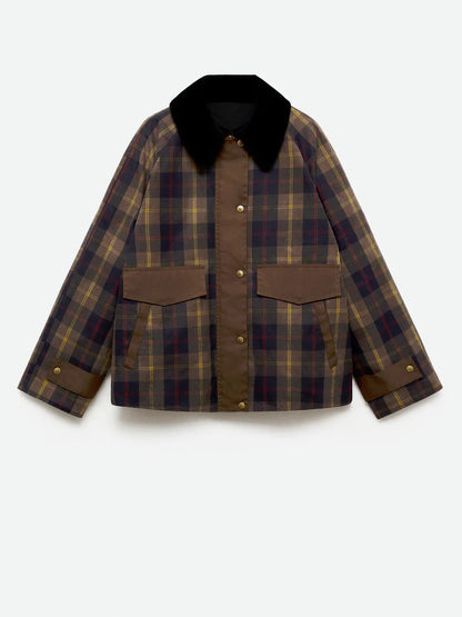 LINA - URBAN CHIC PLAID JACKET