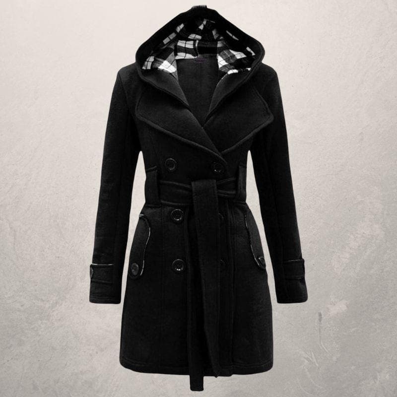 Damen Warme Winter Mantel | Taillengürtel