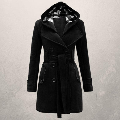 Damen Warme Winter Mantel | Taillengürtel