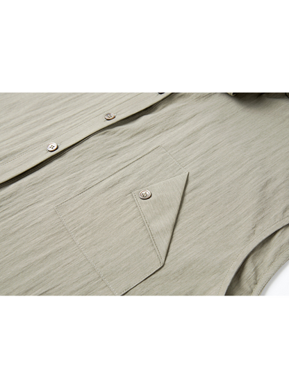 Augusta | Elegantes Set mit Kurzarmbluse & Weitbeiniger Hose