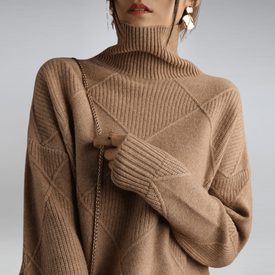 Jessica - Warmer Rollkragenpullover für Damen