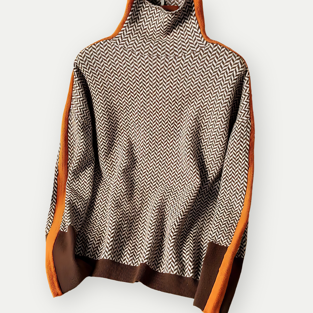 Clauzia | Damen Moderne Winter Pullover | Lange Ärmel