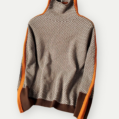Clauzia | Damen Moderne Winter Pullover | Lange Ärmel