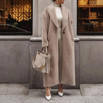 Damen Warme Winter Trench Mantel | Lange