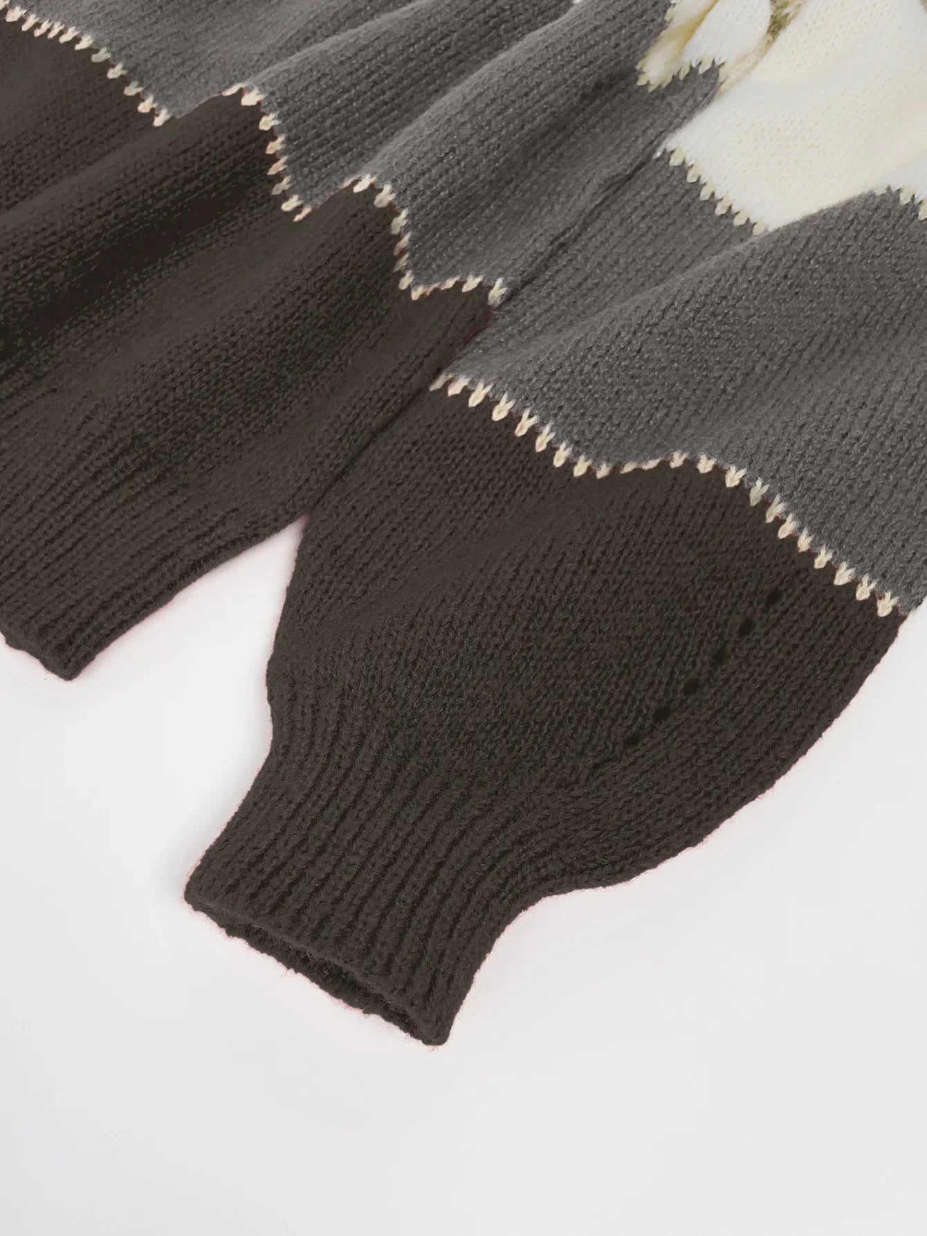 Dulcie-Casual pullover mit Farbblöcken für lässigen Stil