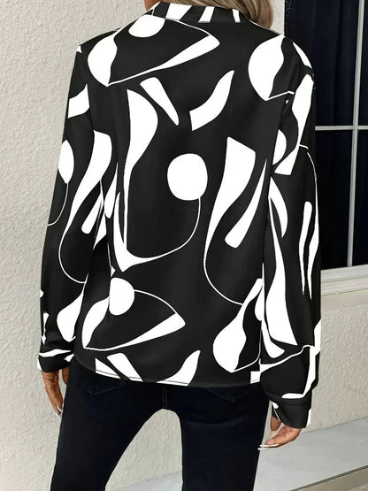 Janessa - Elegante Bluse mit Print