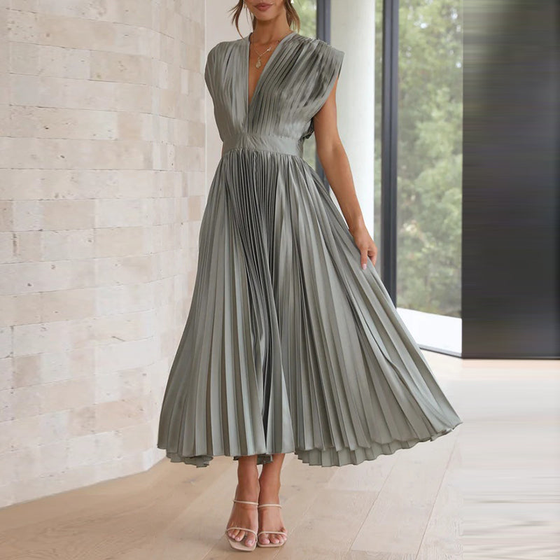 https://cdn.shopify.com/s/files/1/0646/2626/2284/files/Jessika_-_Damen_Elegantes_V-Ausschnitt_Kleid_rmellos_Olive.jpg?v=1740471919