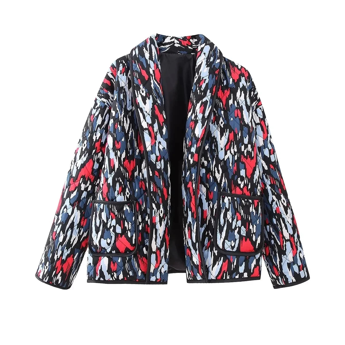 Lorella – Patchwork-Jacke im Vintage-Stil