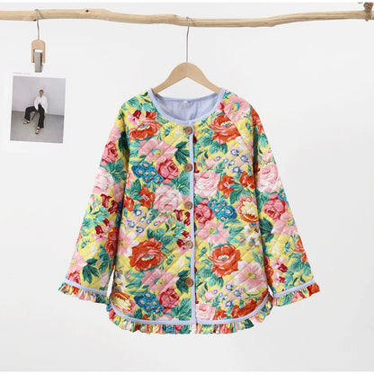 Lorella – Patchwork-Jacke im Vintage-Stil