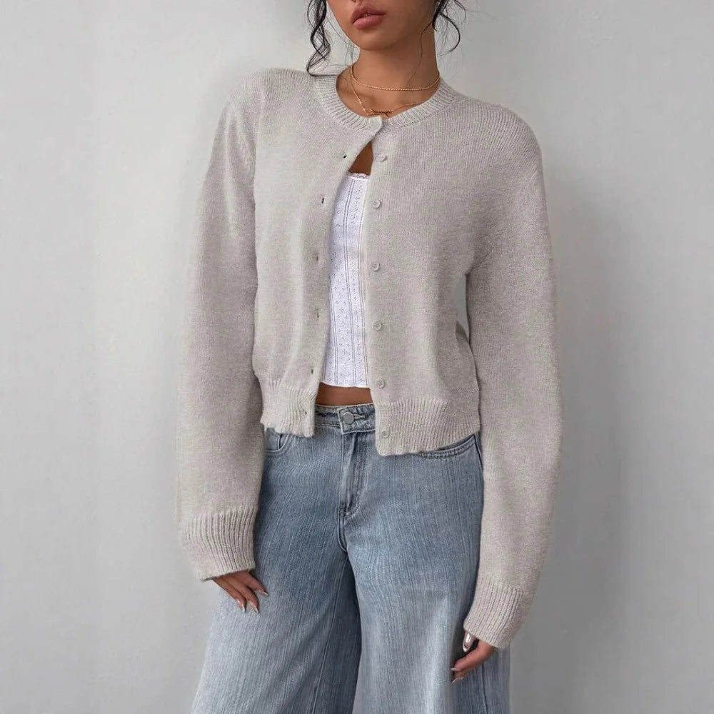 Women Autumn Winter Knitted Cardigans Sweaters Ladies Long Sleeve Single Breasted Sweater Outerwear Coats Jackets