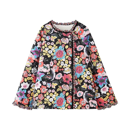 Lorella – Patchwork-Jacke im Vintage-Stil