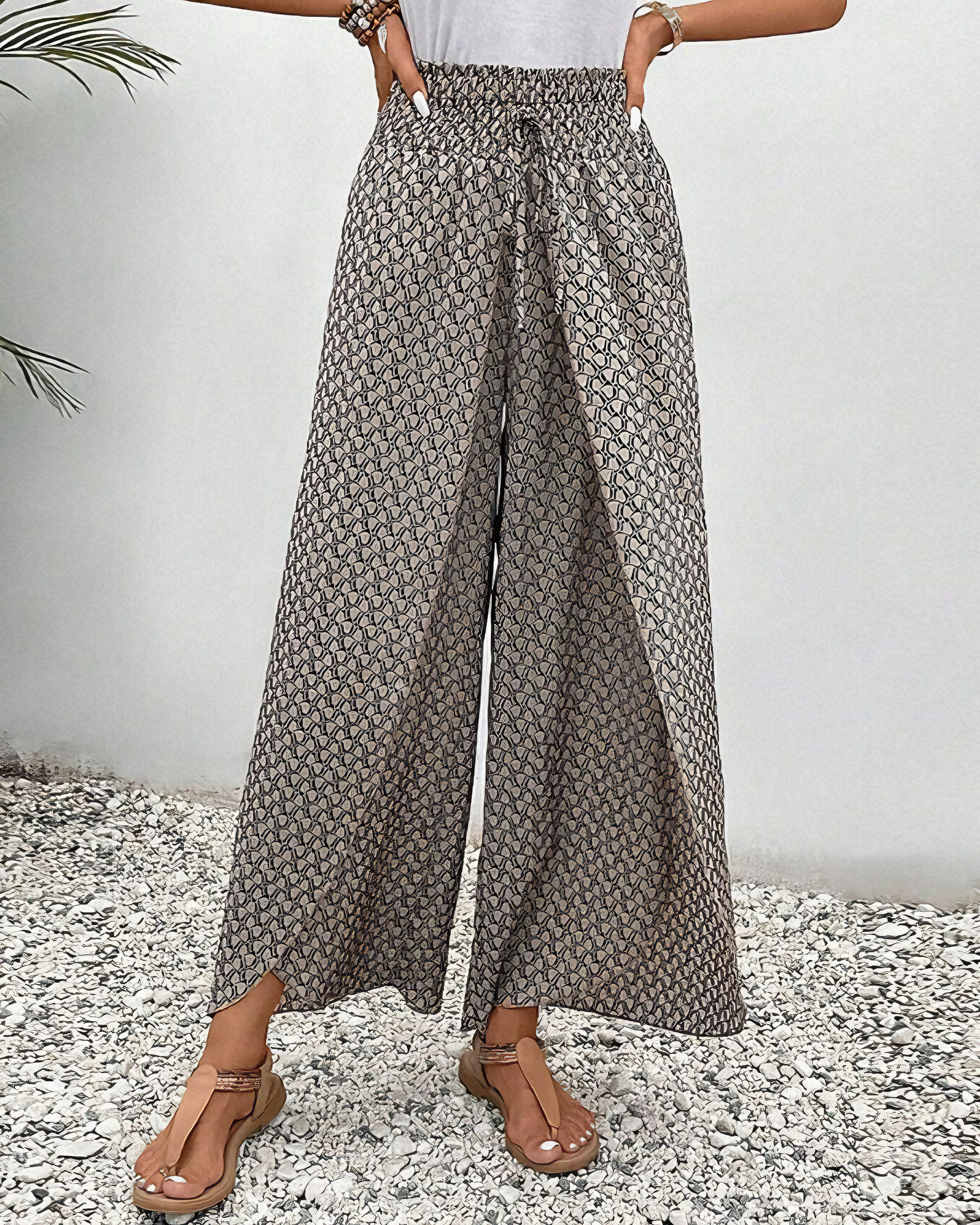 Sadie - Casual Wide Trousers