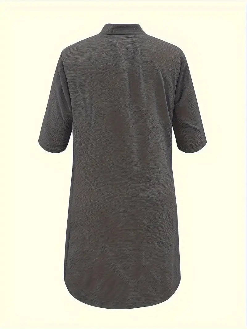 Hana - Buttoned Shirt Dress