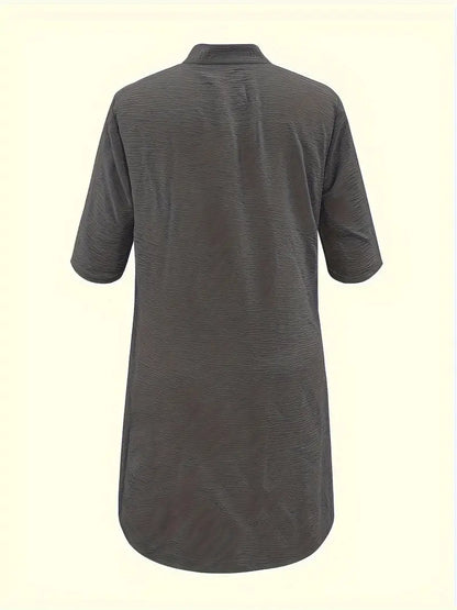 Hana - Buttoned Shirt Dress