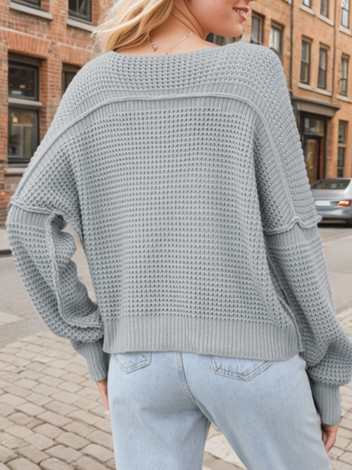 Hollis - Damenpullover mit V-Ausschnitt