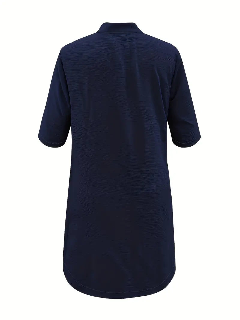 Hana - Buttoned Shirt Dress