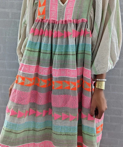 Karlie - Luftiges Vibrant Lose Kleid